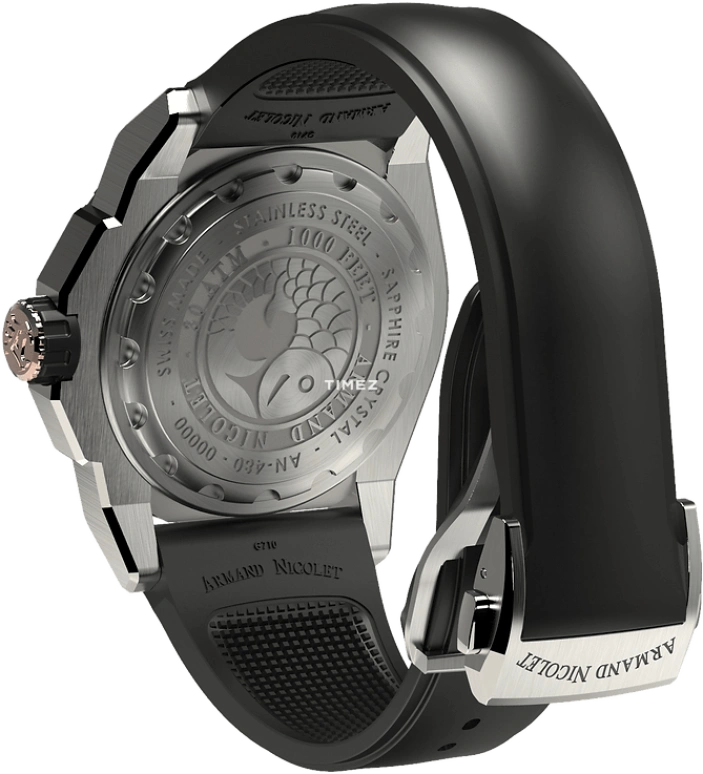 Armand Nicolet,JS9-44 44mm,44mm,Stainless Steel,White,Automatic,Day,Sapphire,Crystal Glass,A480ASN,A480ASN-AS-GG4710N
