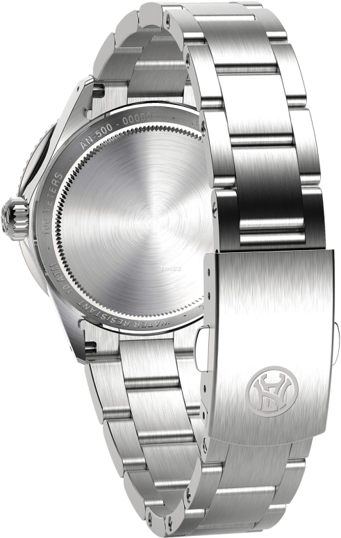 Armand Nicolet,VS1 38mm,38mm,Stainless Steel,Black,Grey,Automatic,Day,Acrylic,Crystal Glass,A500ANAA,A500ANAA-NS-BMA500A