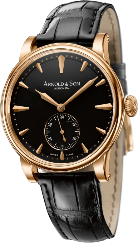 Arnold & Son,Royal 40mm,40mm,Rose Gold,Black,Handwound,90hours,In-house Caliber,1LCAP,1LCAP.B01A.C111A