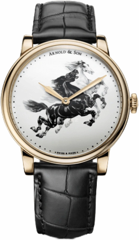 Arnold & Son,Royal 40mm,40mm,Rose Gold,White,Handwound,90hours,In-house Caliber,1LCAP,1LCAP.W03A.C111A