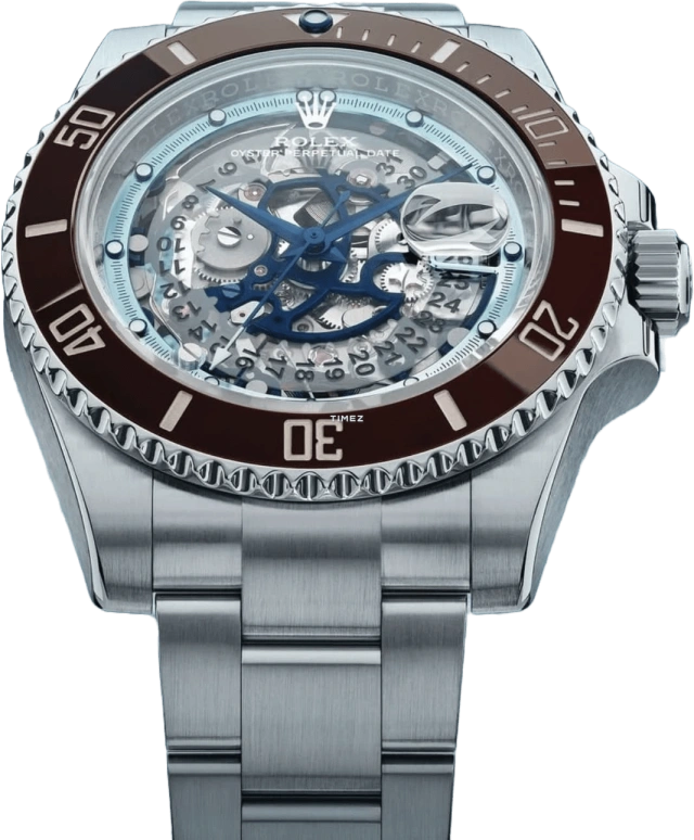 Artisans De Genève,Other ,Stainless Steel,Silver,Automatic,Day,48hours,Brown Ice