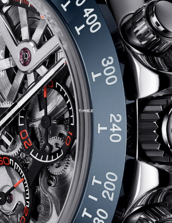 Artisans De Genève,Other 40mm,40mm,Stainless Steel,Silver,Skeleton,Automatic,Chronograph,72hours,Blausee