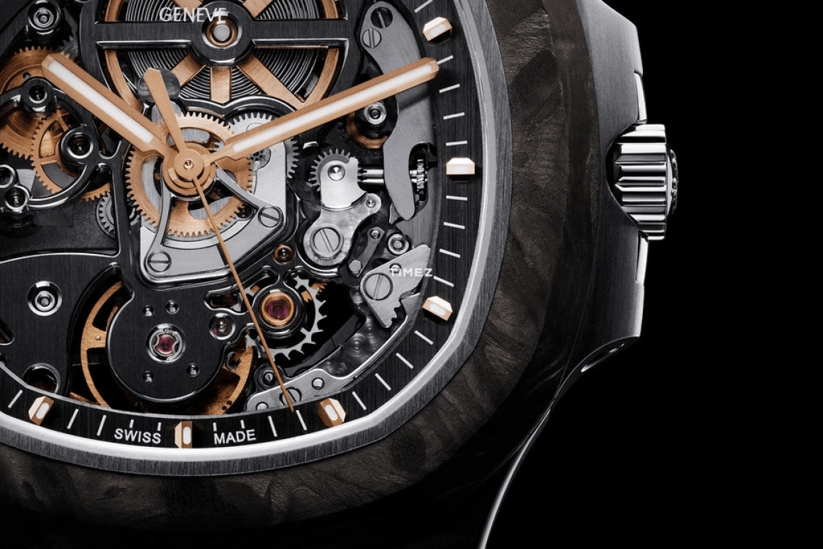 Artisans De Genève,Other ,Stainless Steel,Grey,Skeleton,Automatic,45hours,Sapphire,The Pearl