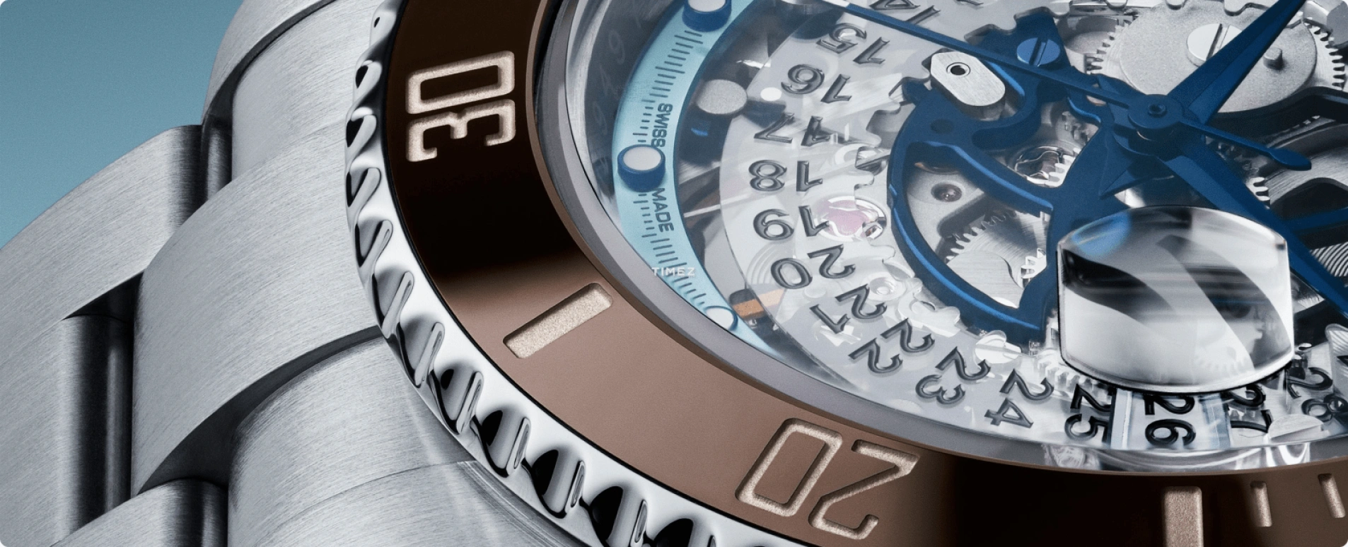 Artisans De Genève,Other ,Stainless Steel,Silver,Automatic,Day,48hours,Brown Ice
