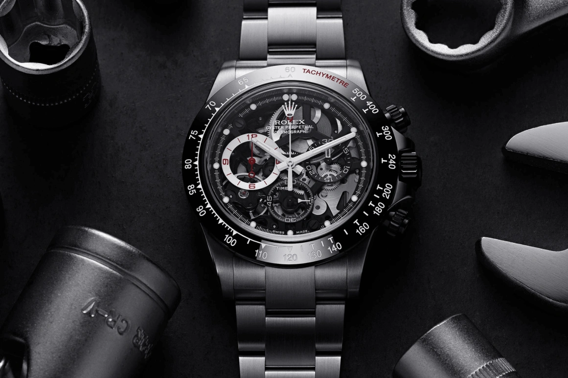 Artisans De Genève,Other 40mm,40mm,Stainless Steel,Black,Automatic,Chronograph,72hours,Rubinho pour Rubens Barrichello