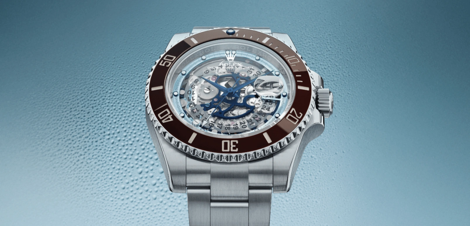 Artisans De Genève,Other ,Stainless Steel,Silver,Automatic,Day,48hours,Brown Ice