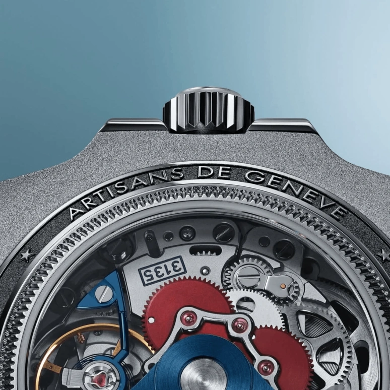 Artisans De Genève,Other ,Stainless Steel,Silver,Automatic,Day,48hours,Brown Ice