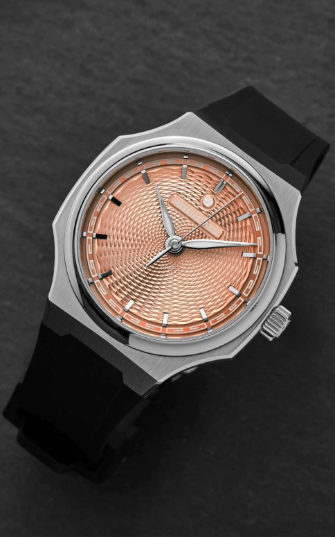 Atelier Wen,Perception 40x47mm,40x47mm,Stainless Steel,Salmon,Automatic,41hours,Sapphire,Crystal Glass,XIA