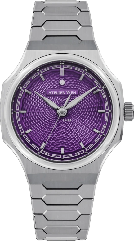 Atelier Wen,Perception 40x47mm,40x47mm,Titanium,Purple,Automatic,41hours,Sapphire,Crystal Glass,Perception Mu