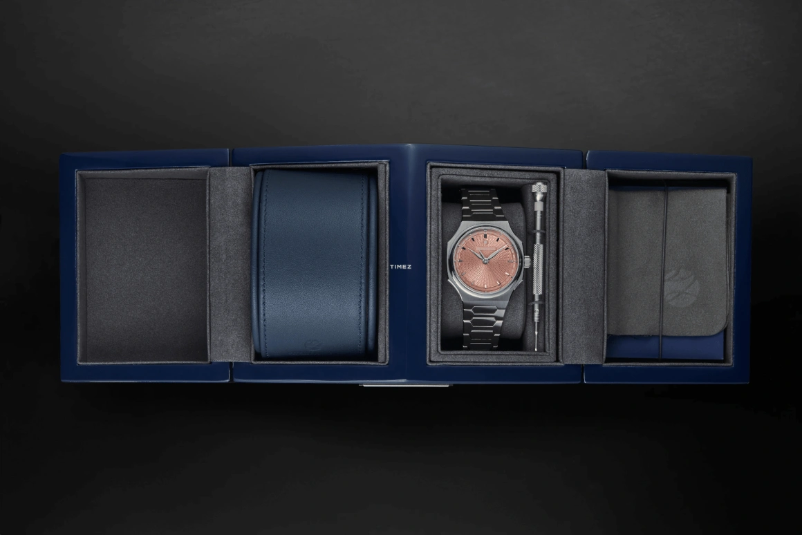 Atelier Wen,Perception 40x47mm,40x47mm,Stainless Steel,Salmon,Automatic,41hours,Sapphire,Crystal Glass,XIA