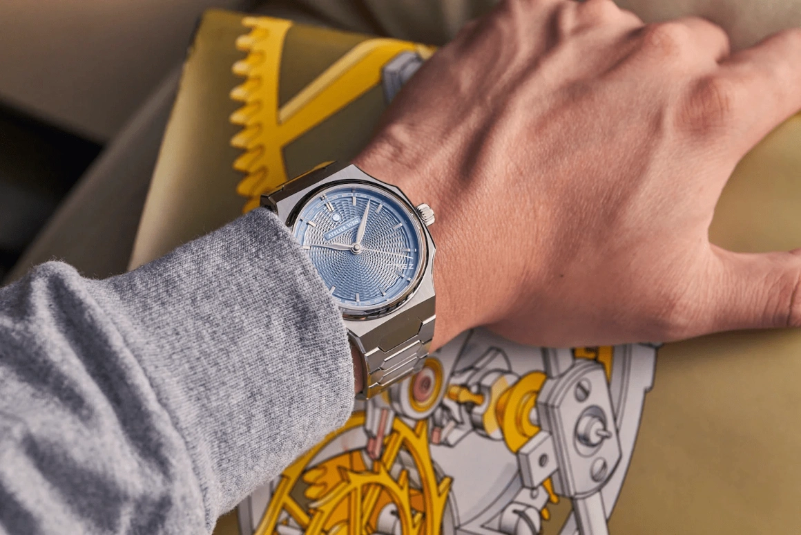 Atelier Wen,Perception 40x47mm,40x47mm,Stainless Steel,Blue,Automatic,41hours,Sapphire,Crystal Glass,PIAO