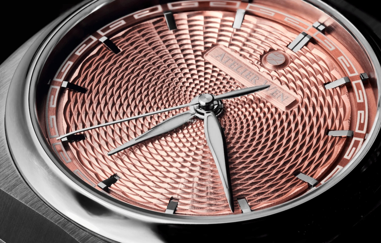 Atelier Wen,Perception 40x47mm,40x47mm,Stainless Steel,Salmon,Automatic,41hours,Sapphire,Crystal Glass,XIA