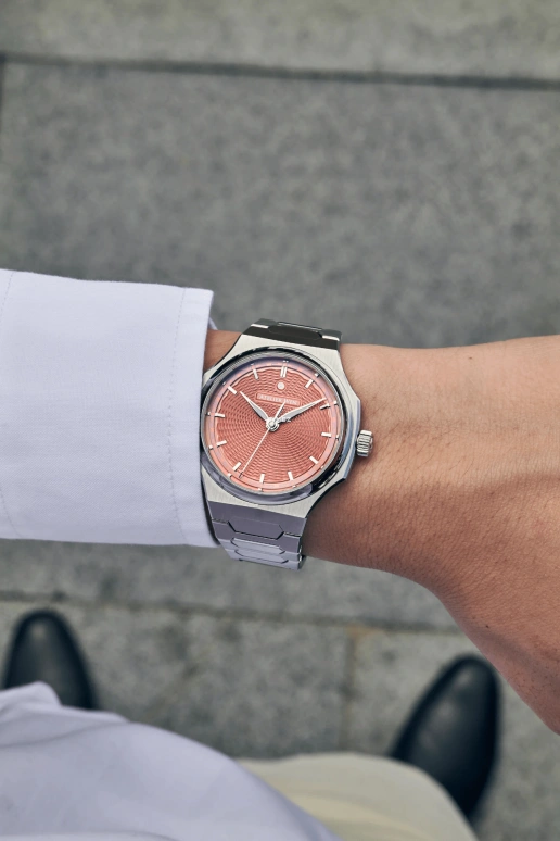 Atelier Wen,Perception 40x47mm,40x47mm,Stainless Steel,Salmon,Automatic,41hours,Sapphire,Crystal Glass,XIA
