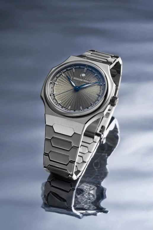 Atelier Wen,Perception 40x47mm,40x47mm,Stainless Steel,Grey,Automatic,41hours,Sapphire,Crystal Glass,YING