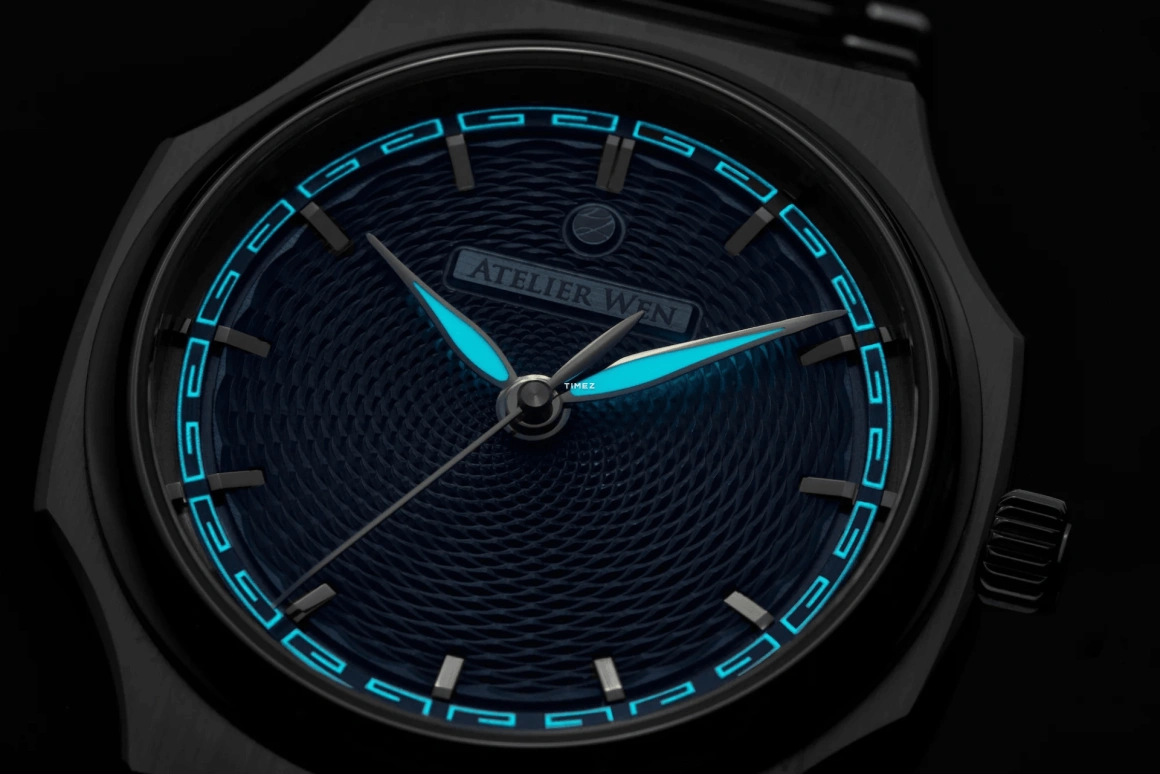 Atelier Wen,Perception 40x47mm,40x47mm,Stainless Steel,Blue,Automatic,41hours,Sapphire,Crystal Glass,PIAO