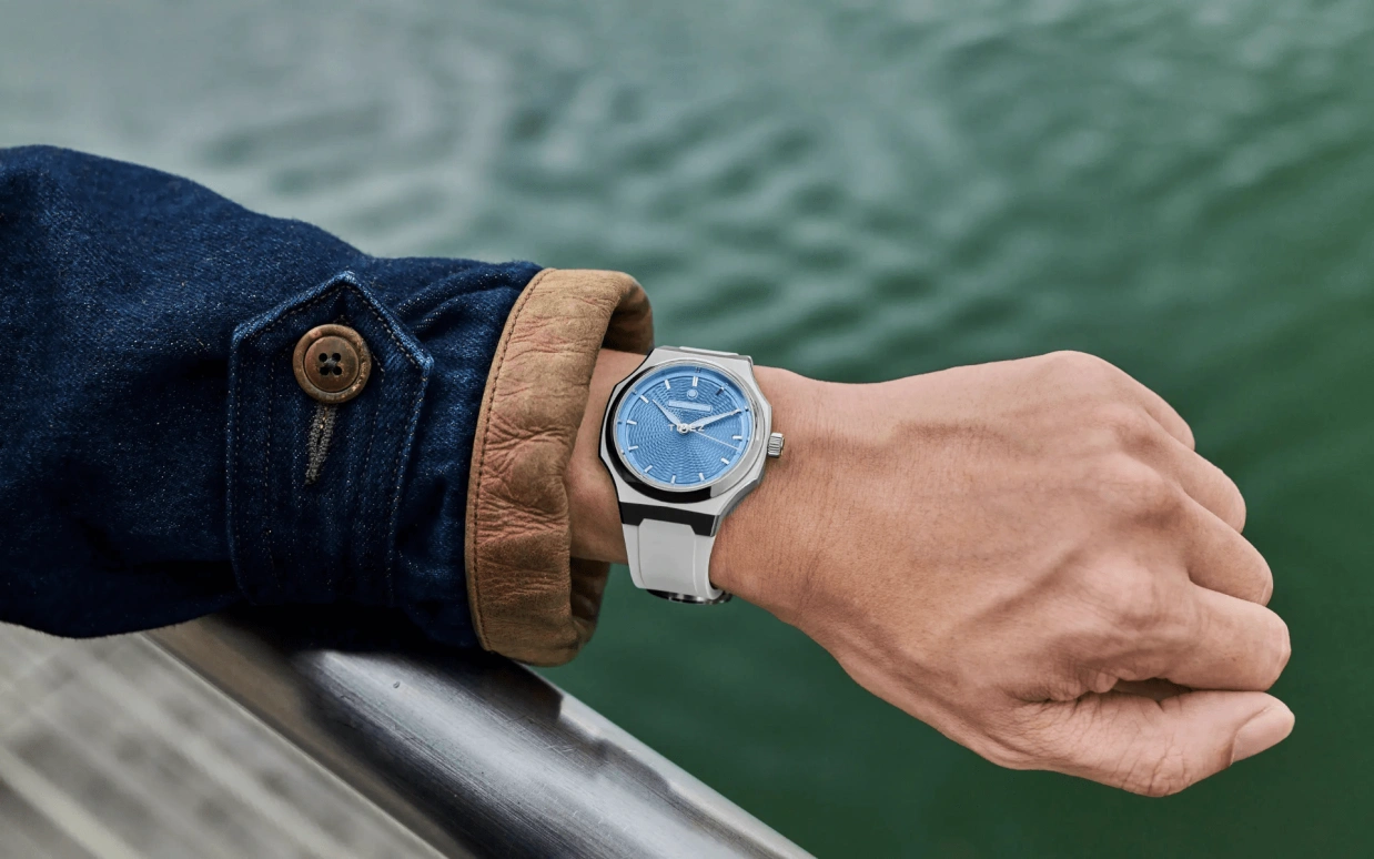 Atelier Wen,Perception 40x47mm,40x47mm,Stainless Steel,Blue,Automatic,41hours,Sapphire,Crystal Glass,PIAO