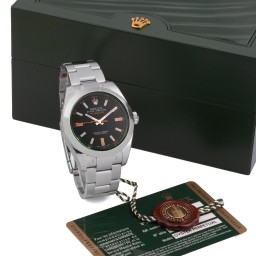 Sample photo of rolex116400gv at Antiquorum Important Modern & Vintage Timepieces
