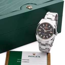 Sample photo of rolex116400gv at Antiquorum Important Modern & Vintage Timepieces