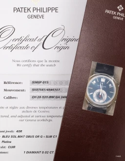 Patek Philippe5960P-015在富艺斯 The Hong Kong Watch AuctionHong Kong Auction上的样品照片