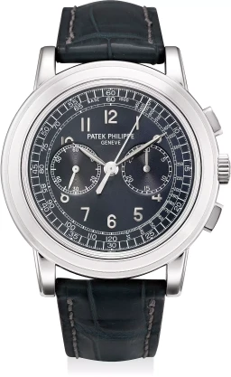 Sample photo of Patek Philippe5070P-001 at Phillips Game ChangersNew York Auction