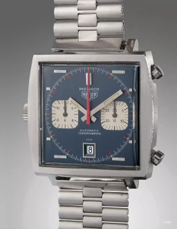 Sample photo of Heuer1133B at Phillips STYLED. Timeless Watches & How to Wear ThemNew York Auction