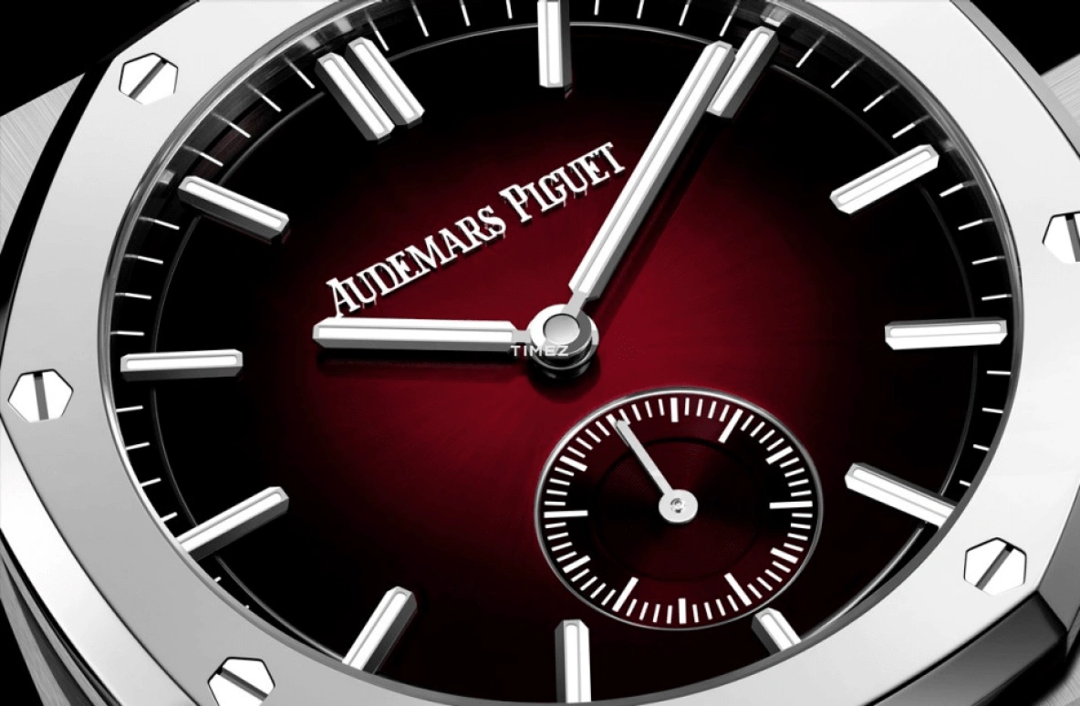 Audemars Piguet,Royal Oak 42mm,42mm,Titanium,Wine Red,Gradient,Handwound,Minute Repeater,72hours,26591IP,26591IP.OO.1252IP.01