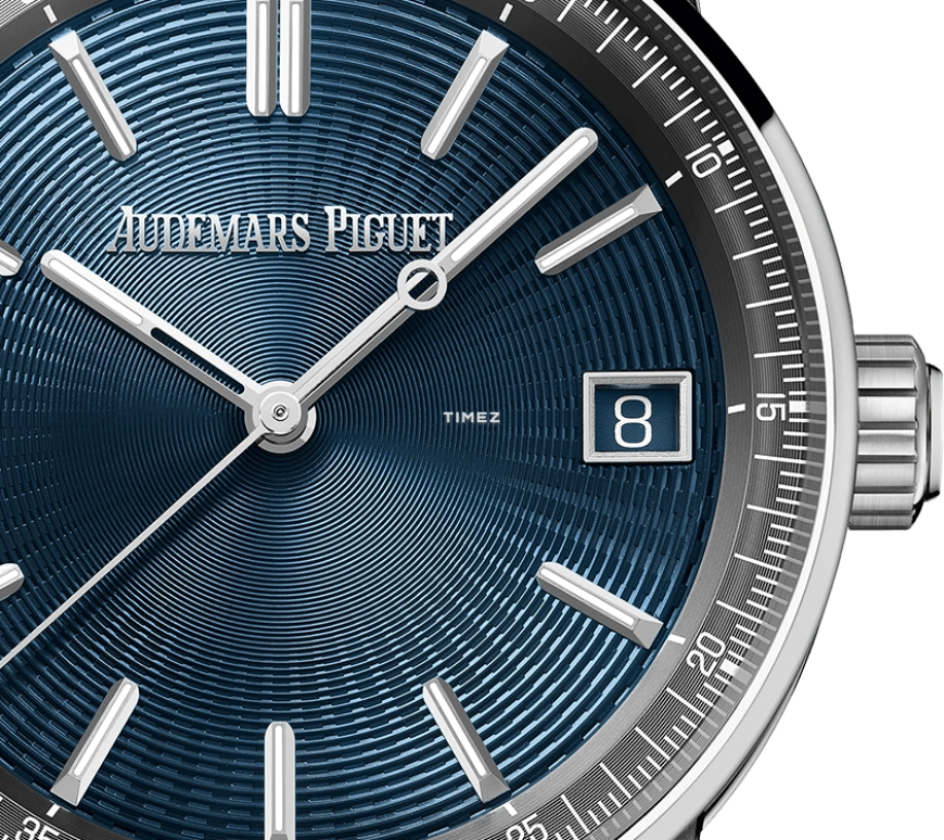 Audemars Piguet,CODE 11.59 41mm,41mm,Stainless Steel,Blue,Automatic,Day,70hours,15210ST,15210ST.OO.A348KB.01