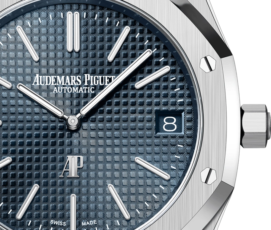Audemars Piguet,Royal Oak 39mm,39mm,Stainless Steel,Blue,Automatic,Day,55hours,Edward Christopher Sheeran,Ed Sheeran,16202ST,16202ST.OO.1240ST.01 50th