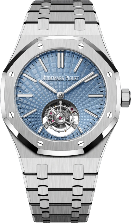 Audemars Piguet,Royal Oak 41mm,41mm,Platinum,Blue,Automatic,Tourbillon,65hours,26530PT,26530PT.OO.1220PT.01