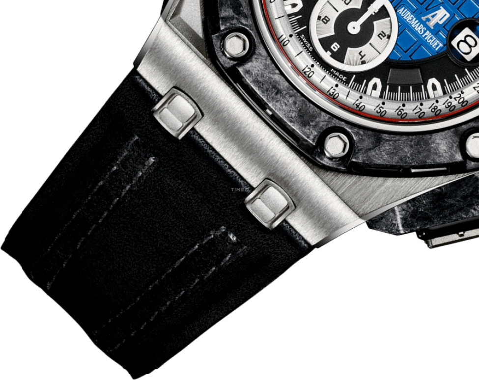 Audemars Piguet,Royal Oak Offshore 44mm,44mm,Carbon,Platinum,Blue,Automatic,Chronograph,Day,26290PO,26290PO.OO.A001VE.01