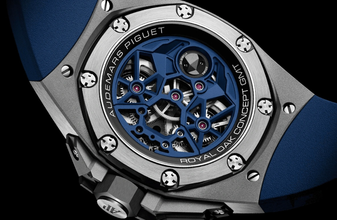 Audemars Piguet,Royal Oak Concept 44mm,44mm,Titanium,Ceramic,Skeleton,Handwound,Dule Time,Tourbillon,Function Selector,26589IO,26589IO.OO.D030CA.01