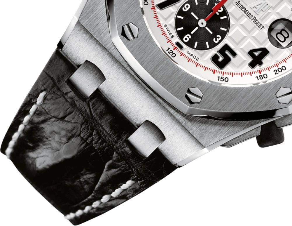 Audemars Piguet,Royal Oak Offshore 42mm,42mm,Stainless Steel,Silver,White,Automatic,Chronograph,Day,26170ST,26170ST.OO.D101CR.02