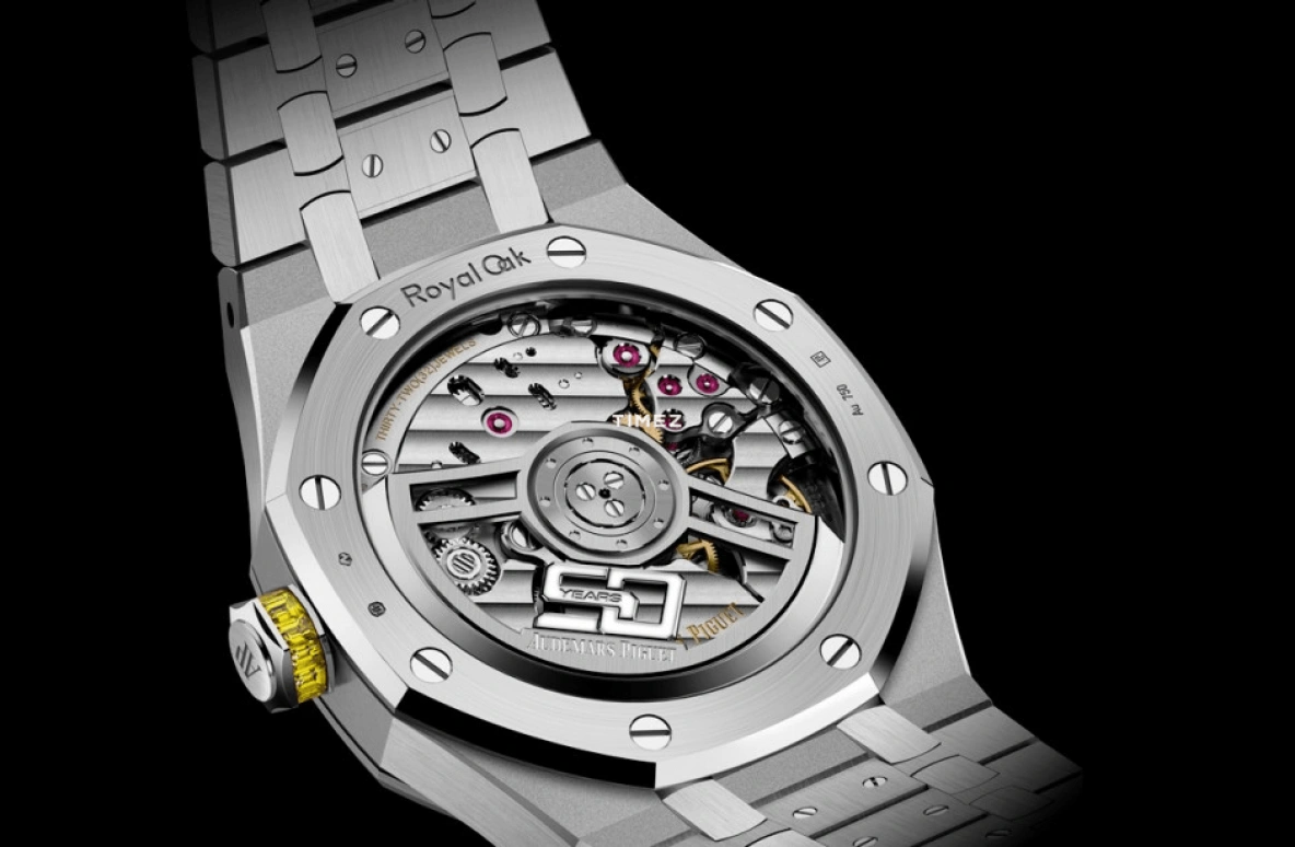 Audemars Piguet,Royal Oak 41mm,41mm,White Gold,Yellow,Automatic,70hours,In-house Caliber,15514BC,15514BC.RY.1284BC.01 50th