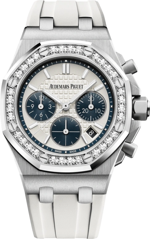 Audemars Piguet,Royal Oak Offshore 37mm,37mm,Stainless Steel,Silver,White,Automatic,Chronograph,Day,26231ST,26231ST.ZZ.D010CA.01