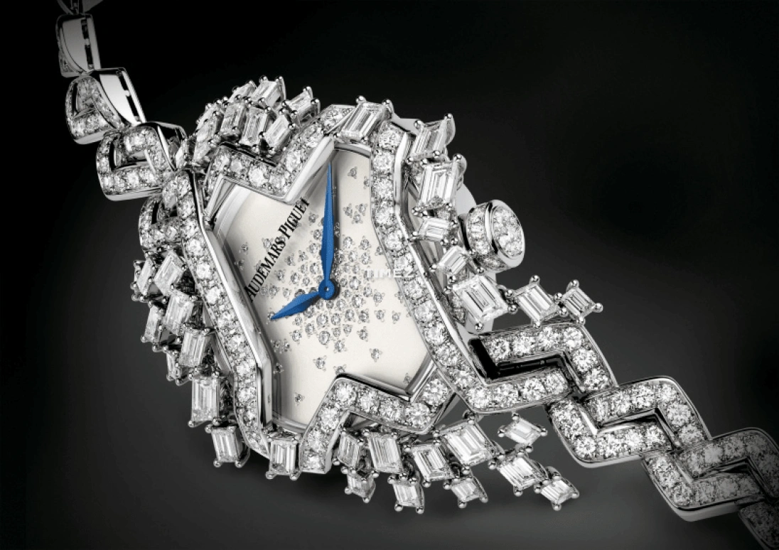 Audemars Piguet,Haute Joaillerie 28.50mm,28.50mm,White Gold,Silver White,Handwound,48hours,In-house Caliber,79417BC,79417BC.ZZ.9184BC.01