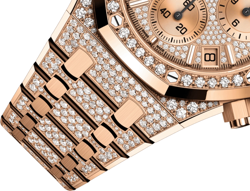 Audemars Piguet,Royal Oak 41mm,41mm,Pink Gold,Rose Gold,Automatic,Chronograph,Day,26242OR,26242OR.ZZ.1322OR.01 50th