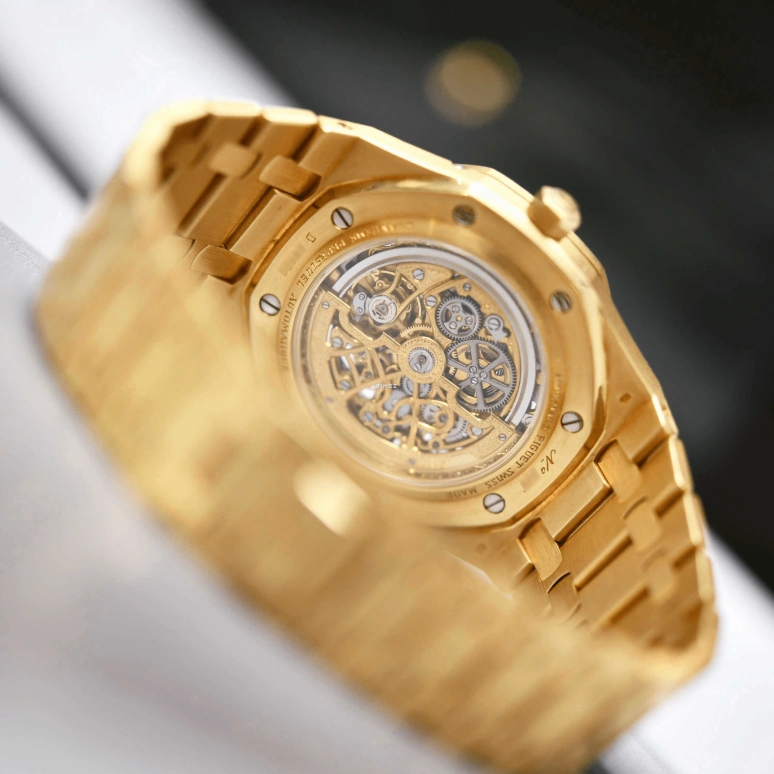 Audemars Piguet,Royal Oak 39mm,39mm,Yellow Gold,Skeleton,Automatic,Moonphase,Perpetual Calendar,Month,Date,Sapphire,Octagon,Pharrell Williams,25636BA,25636BA.OO.0944BA.01