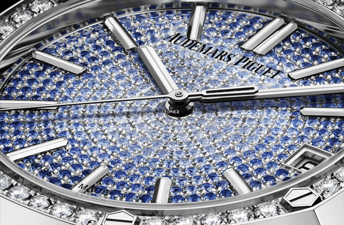 Audemars Piguet,Royal Oak 41mm,41mm,White Gold,White,Blue,Automatic,Day,70hours,15512BC,15512BC.ZZ.1322BC.01 50th