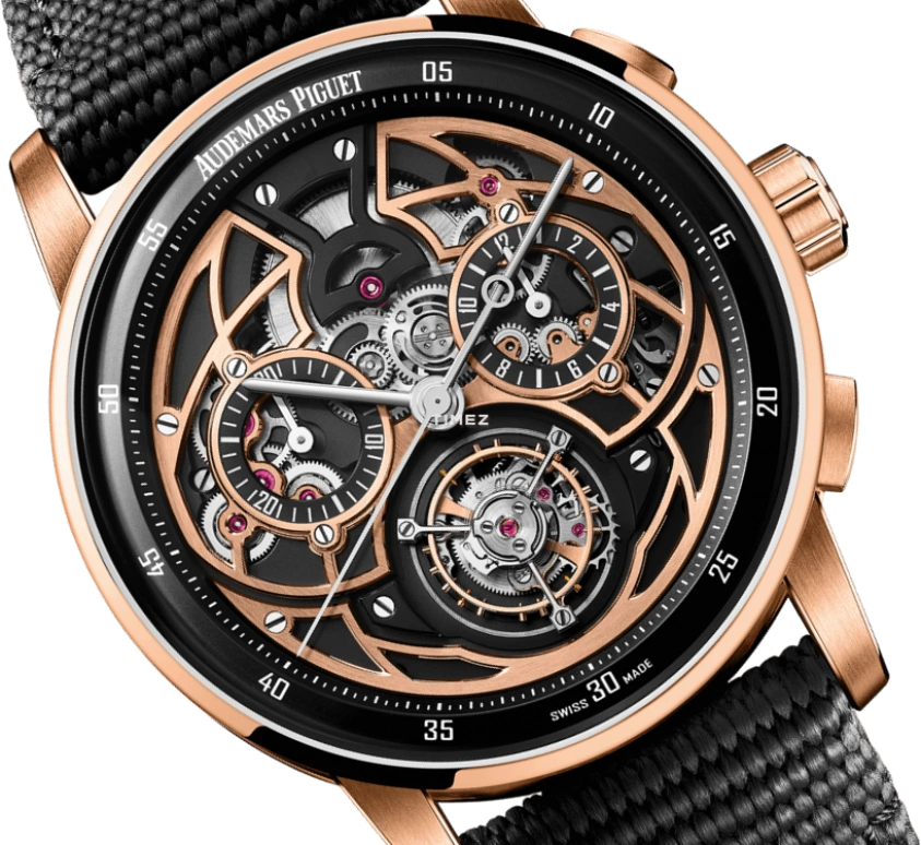 Audemars Piguet,CODE 11.59 41mm,41mm,Ceramic,Rose Gold,Skeleton,Automatic,Chronograph,Tourbillon,Flyback,Jayson Tatum,Taco Jay,26399NR,26399NR.OO.D002KB.01