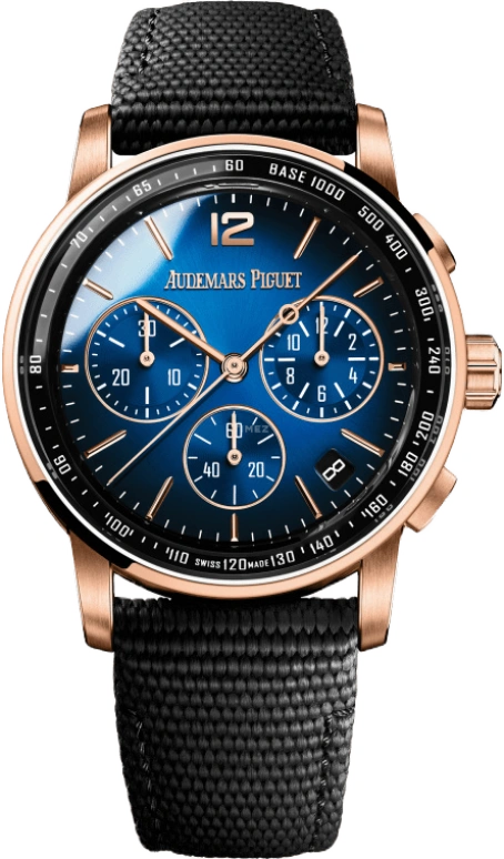 Audemars Piguet,CODE 11.59 41mm,41mm,Pink Gold,Purple,Automatic,Chronograph,Day,Flyback,26393OR,26393OR.OO.A002KB.03