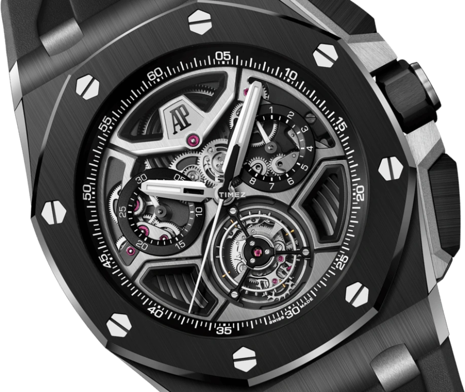 Audemars Piguet,Royal Oak Offshore 43mm,43mm,Ceramic,Black,Automatic,Chronograph,Tourbillon,26622CE,26622CE.OO.D002CA.01