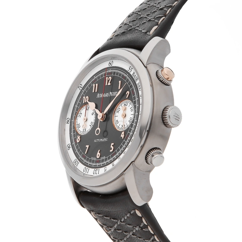 Audemars Piguet,Jules Audemars 41mm,41mm,Titanium,Black,Automatic,Chronograph,Sapphire,26558TI,26558TI.OO.D080VE.01