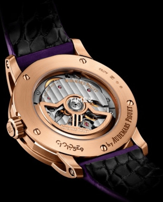 Audemars Piguet,CODE 11.59 38mm,38mm,Rose Gold,Purple,Automatic,Day,60hours,77410OR,77410OR.OO.A623CR.01