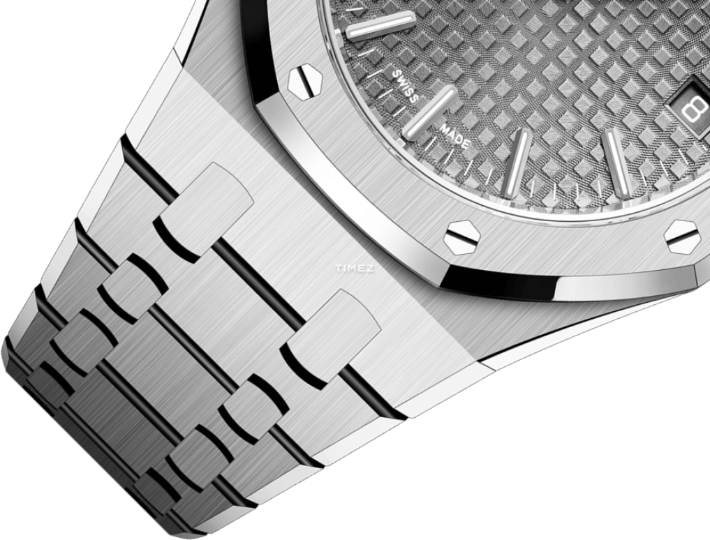 Audemars Piguet,Royal Oak 37mm,37mm,Stainless Steel,Grey,Automatic,Day,60hours,15550ST,15550ST.OO.1356ST.07