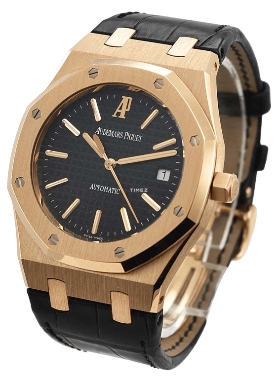 Audemars Piguet,Royal Oak 39mm,39mm,Rose Gold,Black,Automatic,Day,60hours,153000R,153000R.OO.D002CR.01