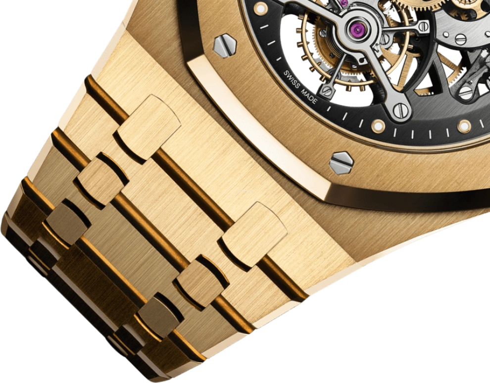 Audemars Piguet,Royal Oak 41mm,41mm,Yellow Gold,Skeleton,Handwound,Tourbillon,70hours,26513BA,26513BA.OO.1220BA.01