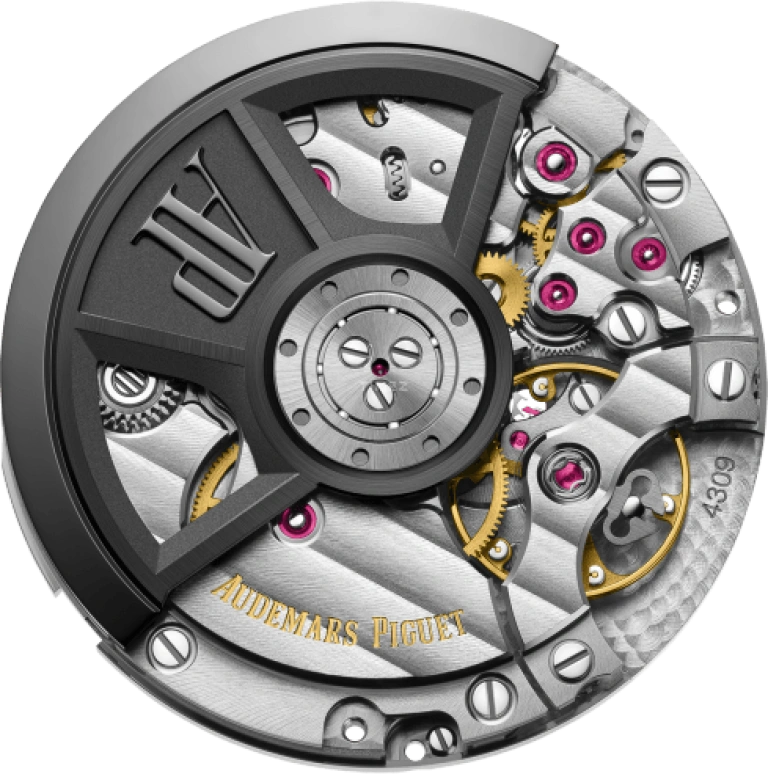 Audemars Piguet,Royal Oak Offshore 43mm,43mm,White Gold,Multi-Color,Orange,Blue,Green,Automatic,70hours,In-house Caliber,Anton Zaslavski,John Mayer,Zedd,15601BC,15601BC.YY.D343CA.01