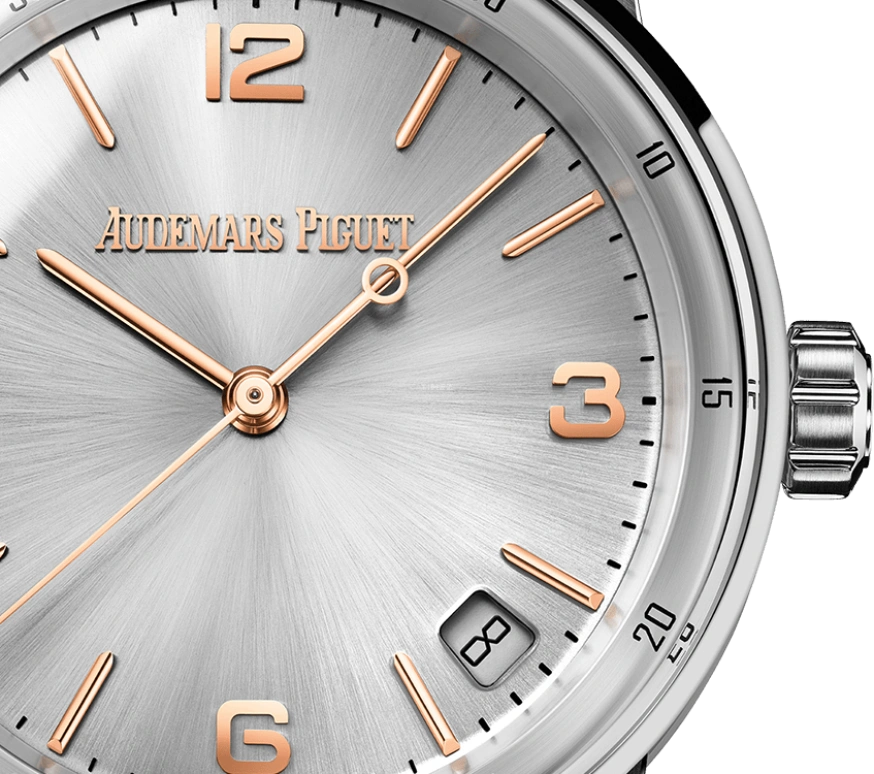 Audemars Piguet,CODE 11.59 41mm,41mm,Pink Gold,White Gold,Silver,Automatic,Day,70hours,15210CR,15210CR.OO.A008KB.01