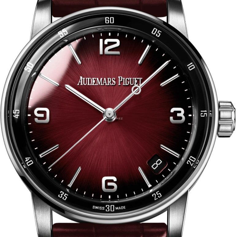 Audemars Piguet,CODE 11.59 41mm,41mm,White Gold,Red,Automatic,Day,70hours,15210BC,15210BC.OO.A068CR.01