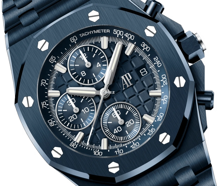 Audemars Piguet,Royal Oak Offshore 42mm,42mm,Ceramic,Blue,Automatic,Chronograph,Day,26238CD,26238CD.OO.1300CD.01
